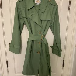 Ladies Medium Talbots Trench Coat