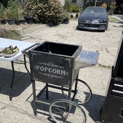 Vintage Popcorn Cart 