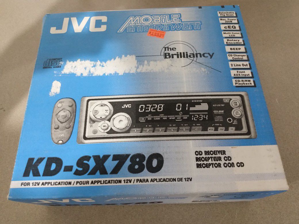 Jvc radio for car And Speakers