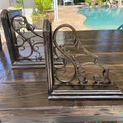 Ornate Scroll Book Ends