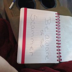 PLEASE BE ON THE LOOK OUT FOR THIS SCAMMER 