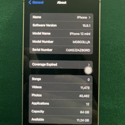 Unlocked iPhone 12 Mini 64gb