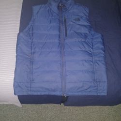 Northface Navy Blue Warm Vest Size Large