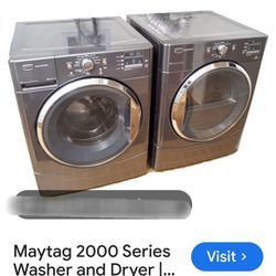 Maytag 2000 Series Front Load Washer And Dryer 