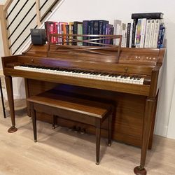Vintage 1960s Mid Century Modern Baldwin Acrosonic Spinet Piano
