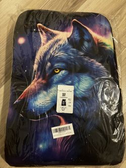 Cool 3pc Wolf School Bag