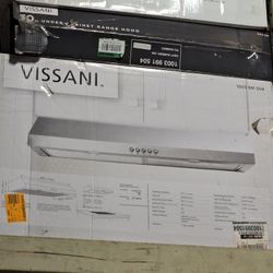Vissani Rangehood Stainless For Kitchen Stove