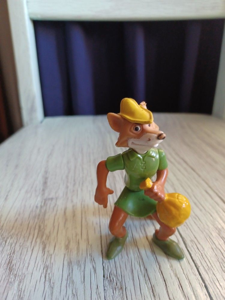 Vintage 1996 McDonald's Disney Robin Hood Fox Figurine 