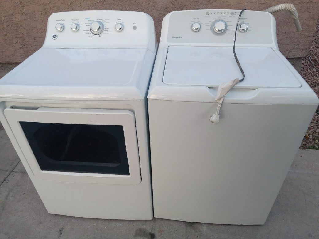 GE General Electric Washer And Gas Dryer 