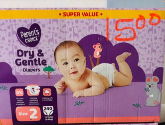 Diapers - Size 2 - 240 ct - Parent Choice