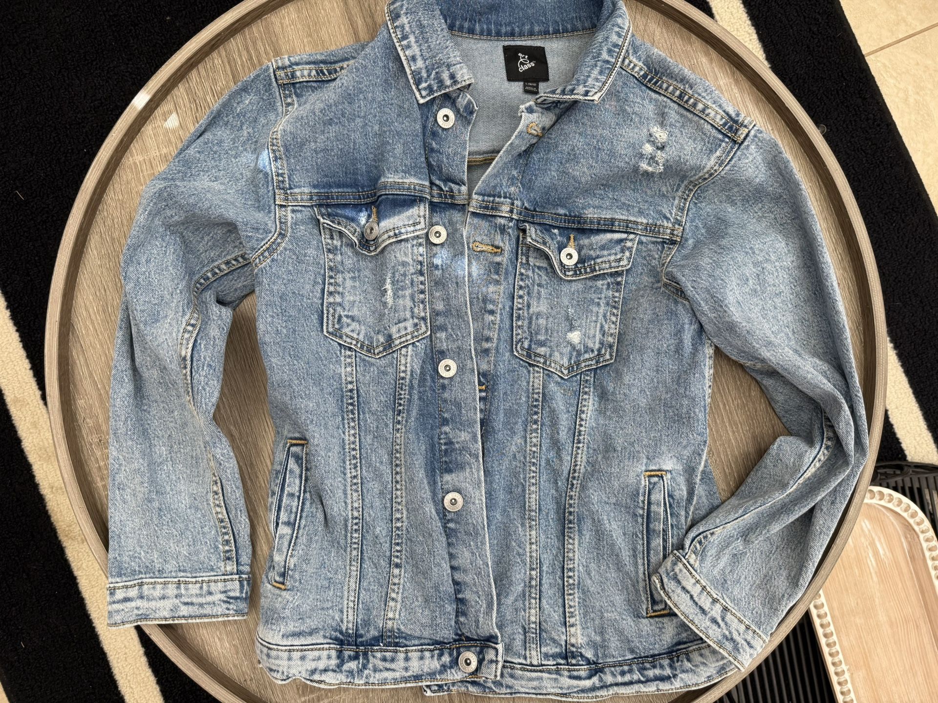 Girls Jean Jacket Size L