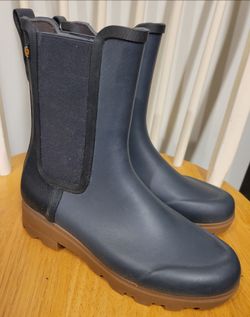 BOGS Holly Chels Women's Waterproof Rain Boots Gray Size 7 / NEW