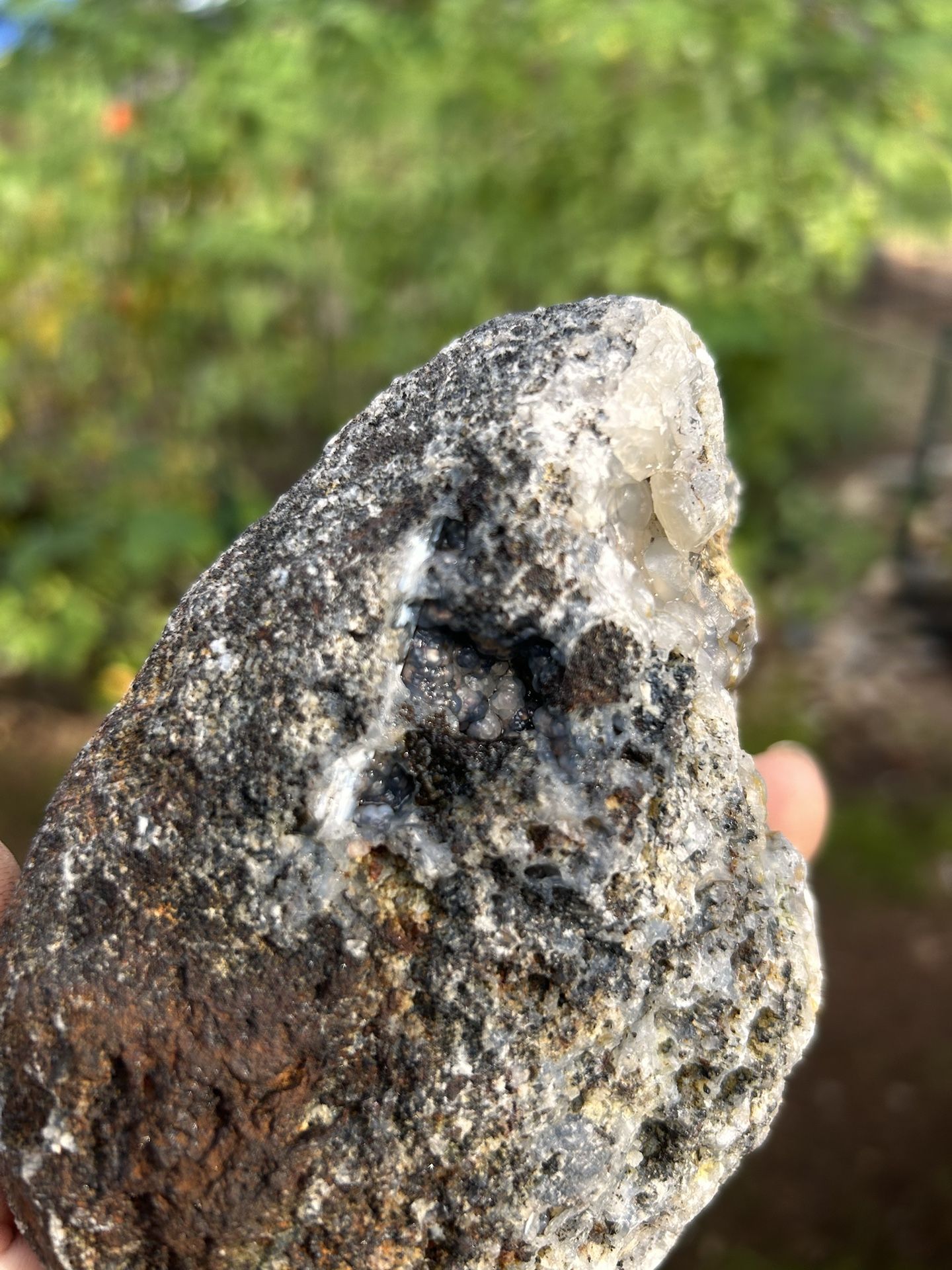 Large Multi Colored Botryoidal Agate