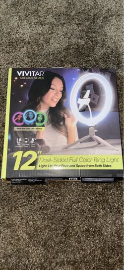 Vivitar 12" Dual-Sided Full Color Ring Light