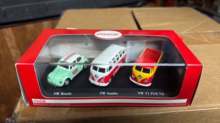 Coca-Cola Volkswagen 3-Piece Die-Cast Gift Set