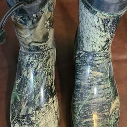 Youth Camo Insulated Rubber Boots