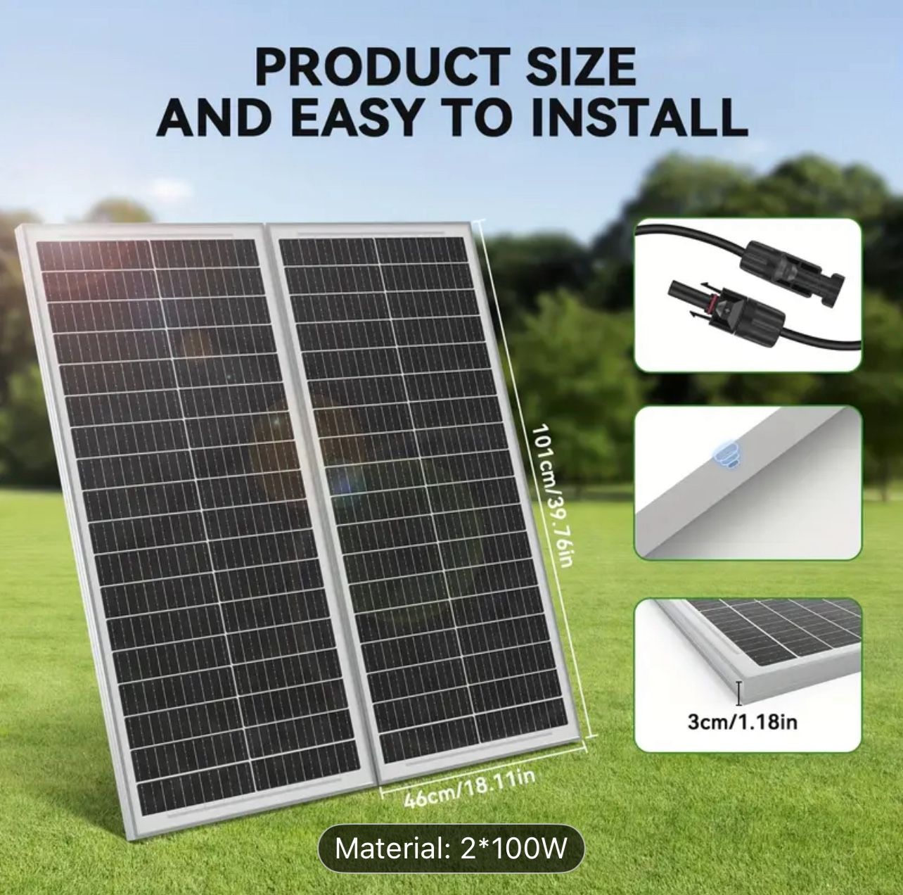 Solar Panels 200 Watts