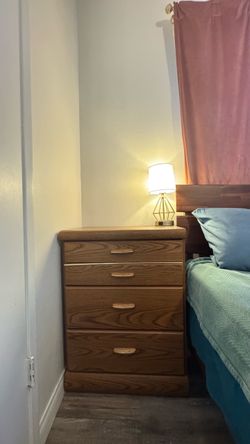 Mid Century Bedside Drawers with Hidden Compartment