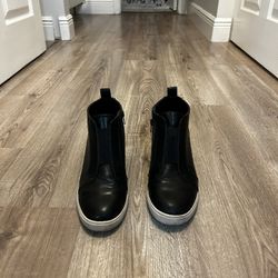 Wedge Black Sneakers 