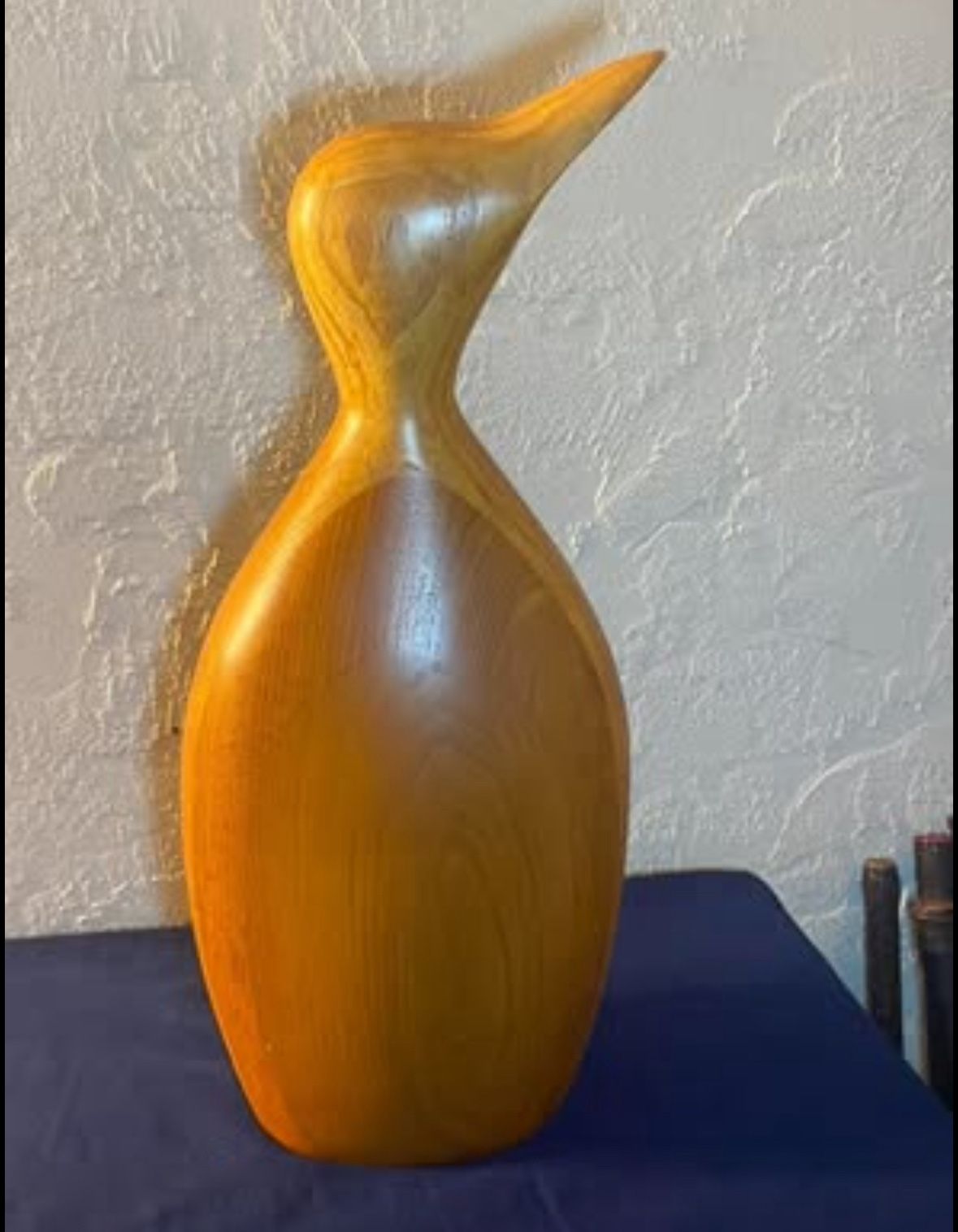 Penguin Solid Wood Sculpture