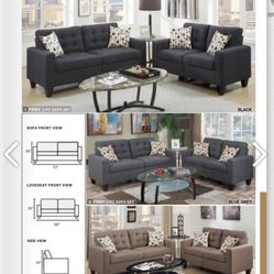 2 Pc Sofa Set