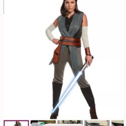Star Wars Rey Costume Size Small