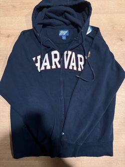 Harvard Full-Zip Hoodie Navy Blue Medium
