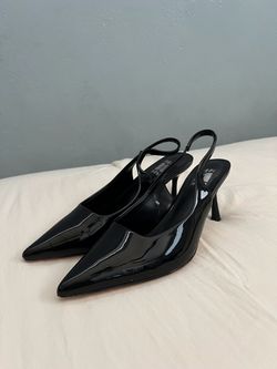 Black Stiletto Kitten Heels