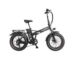 Heybike Mars Electric Bike for Adults, Foldable 20" x 4.0 Fat Tire Electric Bicycle with 500W Motor, 48V 12.5AH Removable Battery, Shimano 7 Speed 48m