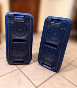 Sony Bluetooth Party Speakers – Set of 2 + Remotes