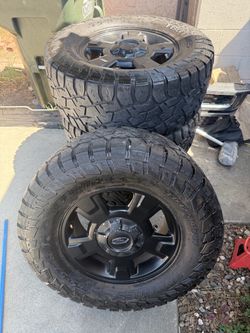 Ford Wheels with All-Terrain Tires – Set of 4