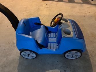 Blue Toddler Push Car Ride-On Toy