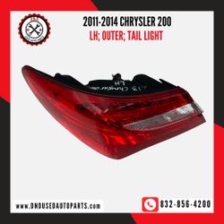 11-14 CHRYSLER 200 SEDAN LH; DRIVER SIDE; TAIL LIGHT OEM PART