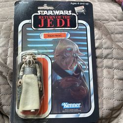 Star Wars return of the Jedi, Squid head action figure