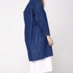 LACAUSA Nena Denim Coat Size M/L