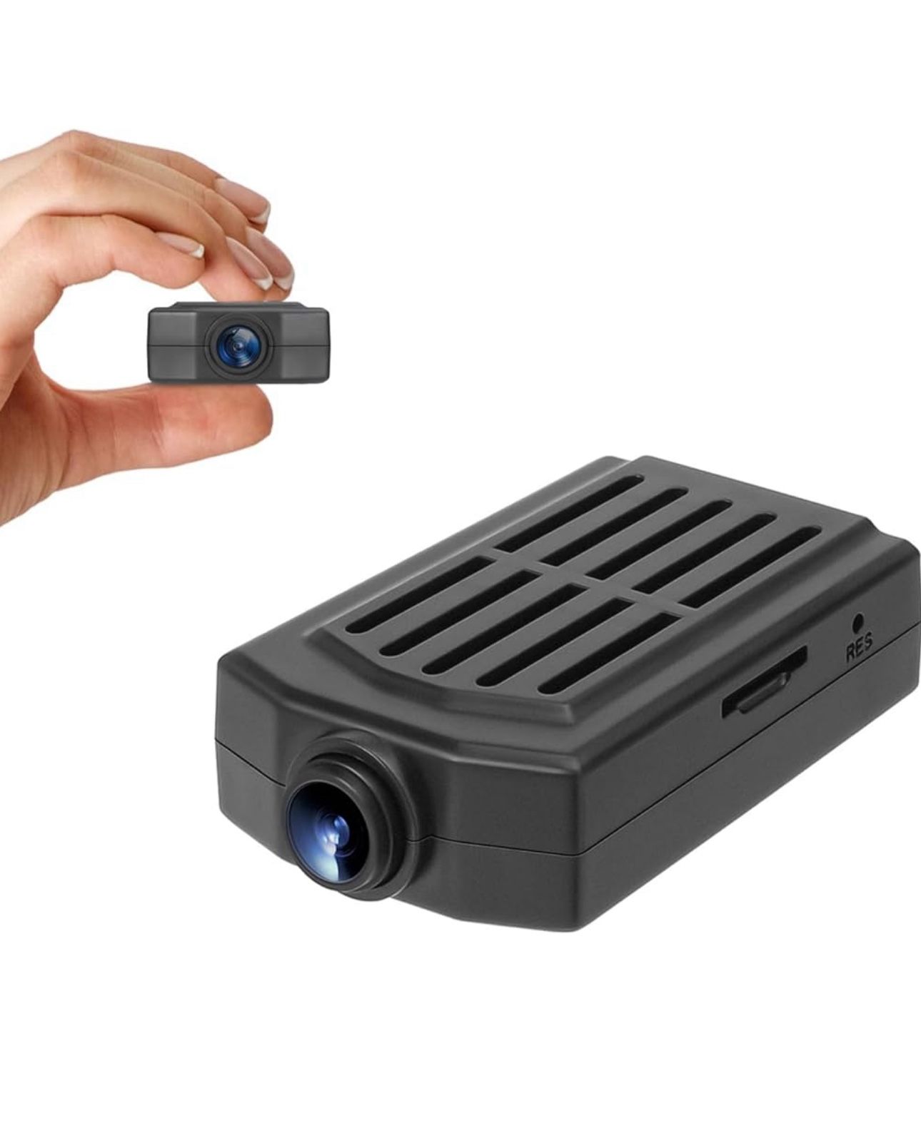 Small Camera,64GB Nanny Cam,1080P Video Camera for Security,Motion Detection,NO WiFi