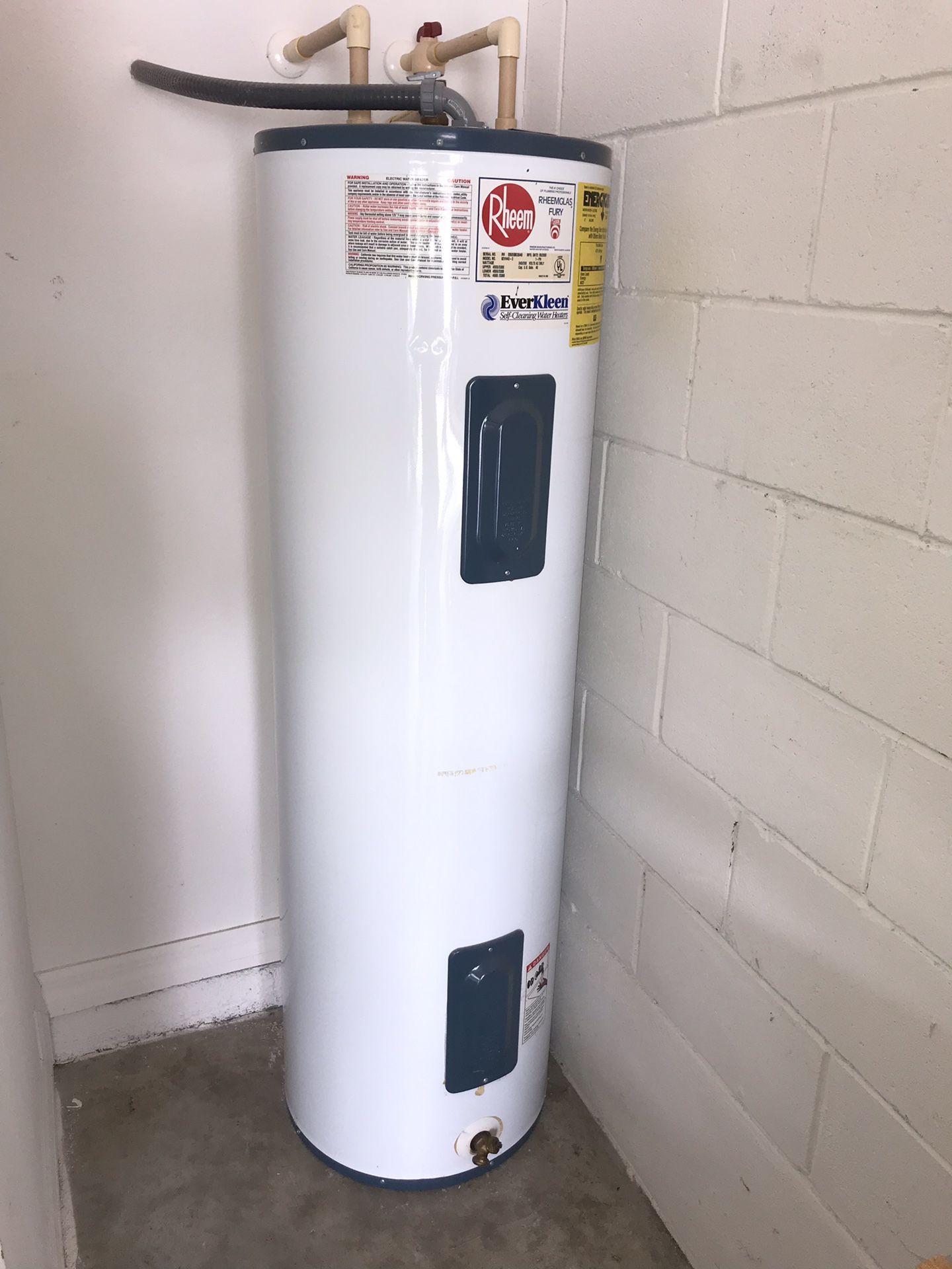 40 gallon electric water heater