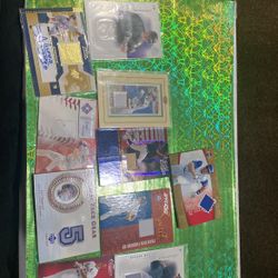 10 baseball jersey autograph cards