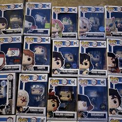 Demon slayer funko pops (READ DESCRIPTION )