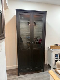 IKEA Tall Glass-Door Cabinet