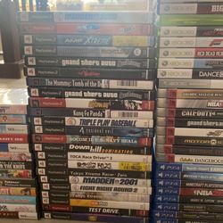 Video Games PS2-3-4,Xbox360, Nintendo DS & Nintendo Wii