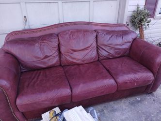 Italian Leather Couch