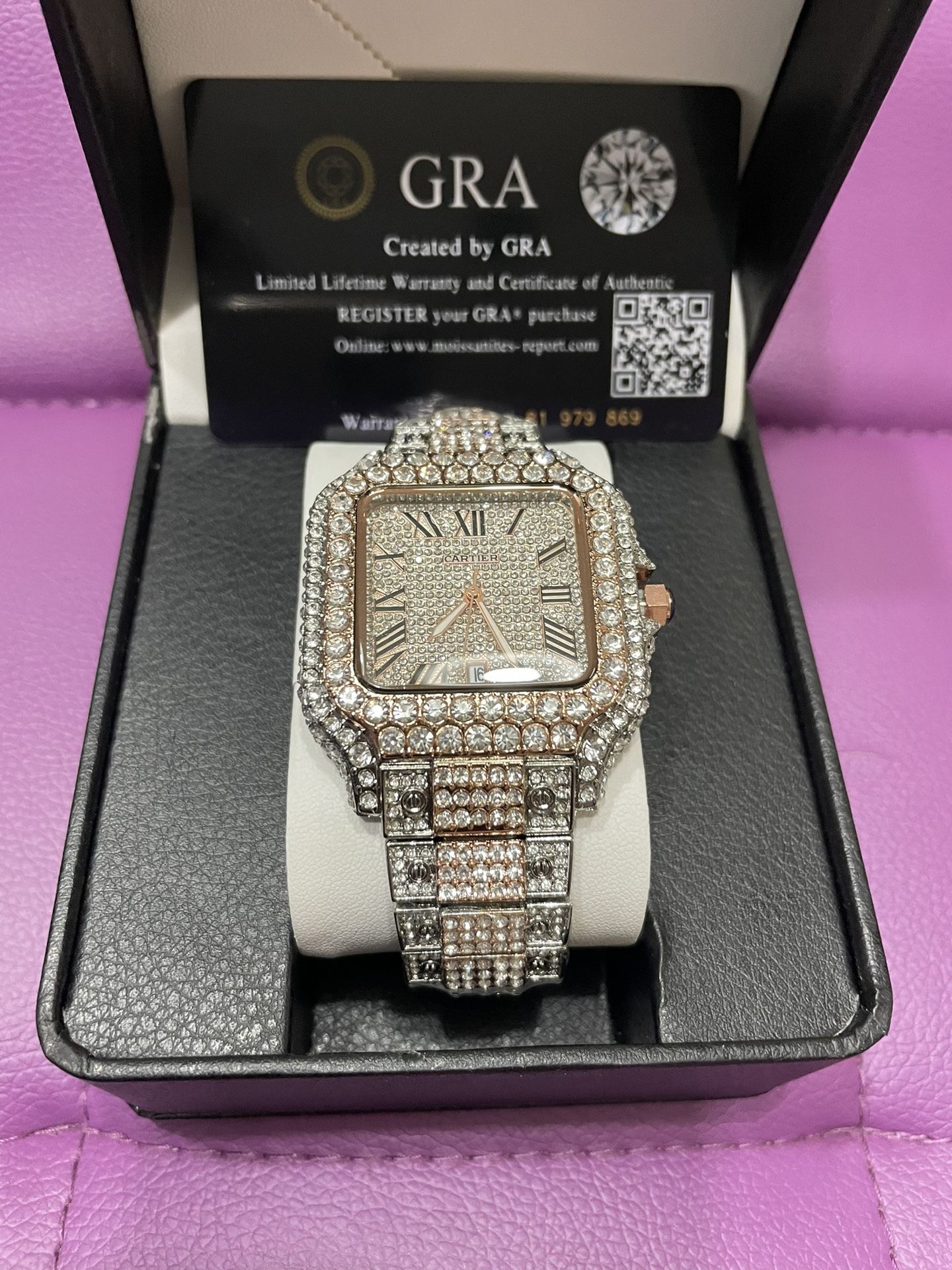 BUST DOWN WATCH 2 Tone