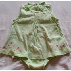 Child Of Mine Girls XL Green Romper