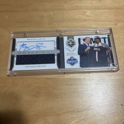 roquan smith draft day autographed booklet card /55