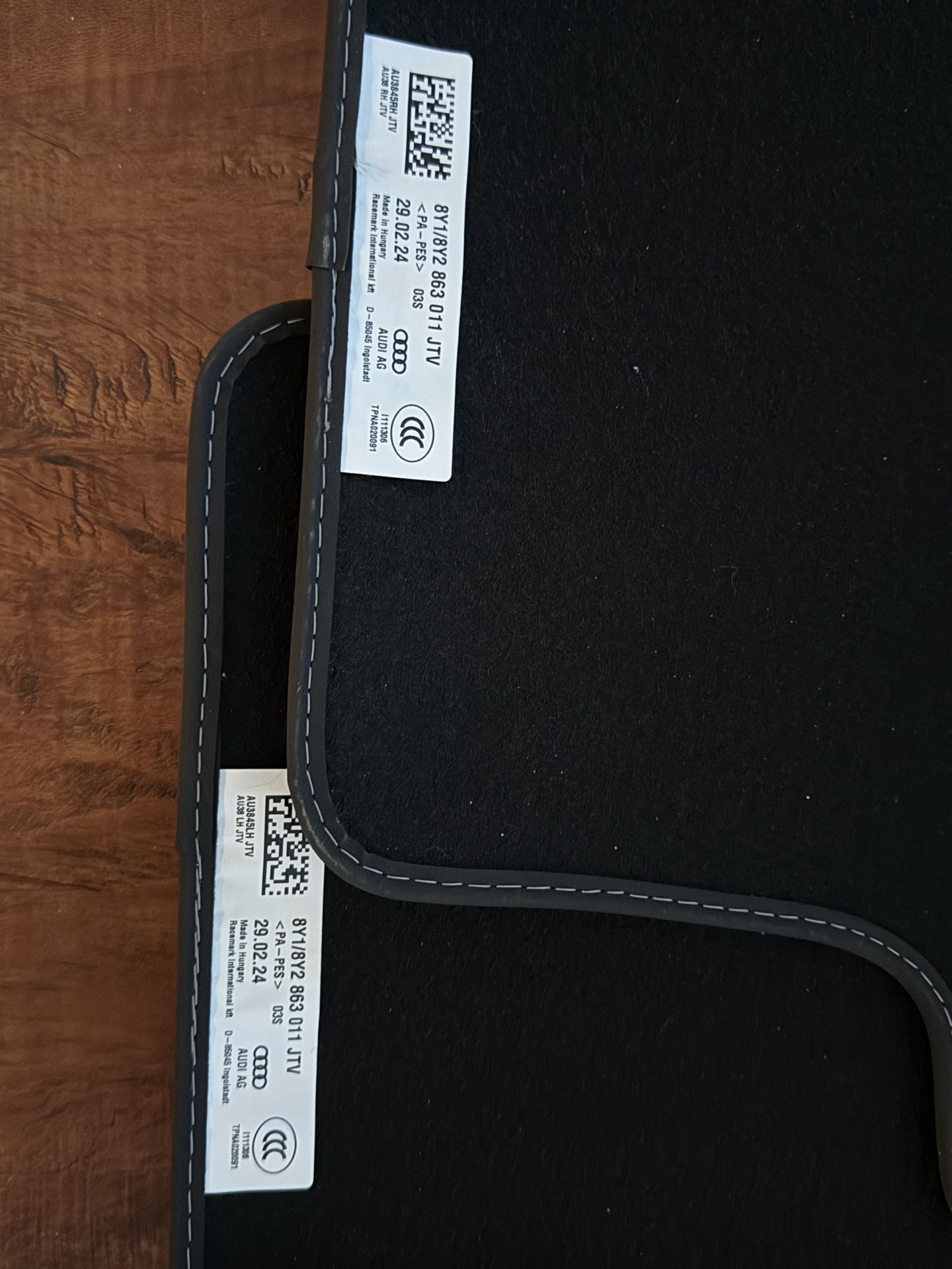 Floor Matts Audi/VW Original S3