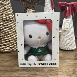 Hello Kitty Starbucks Plushie Boxed Brand New Nov 2026