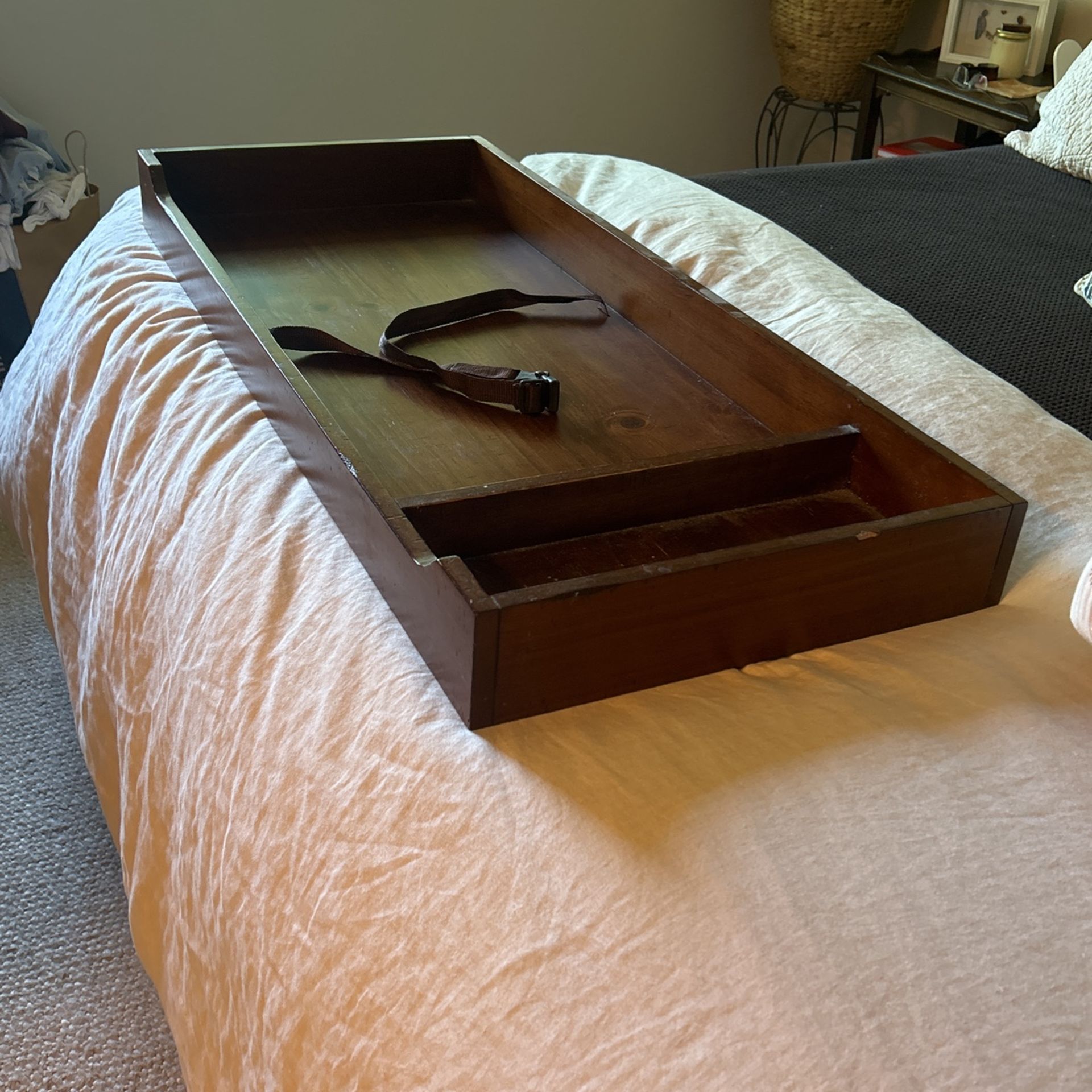 Pottery Barn Kids Larkin Espresso Wood Dresser top Changing Table