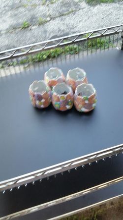 5 halueen candle holders