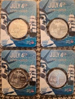 2026 Sail4th 250 Semiquincentennial ½-troy-oz .999 fine silver rounds